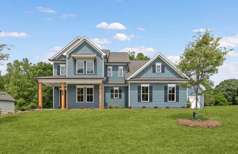 Front exterior of a home in the Oak Valley Estates community, located in Marietta, GA (Image 7).