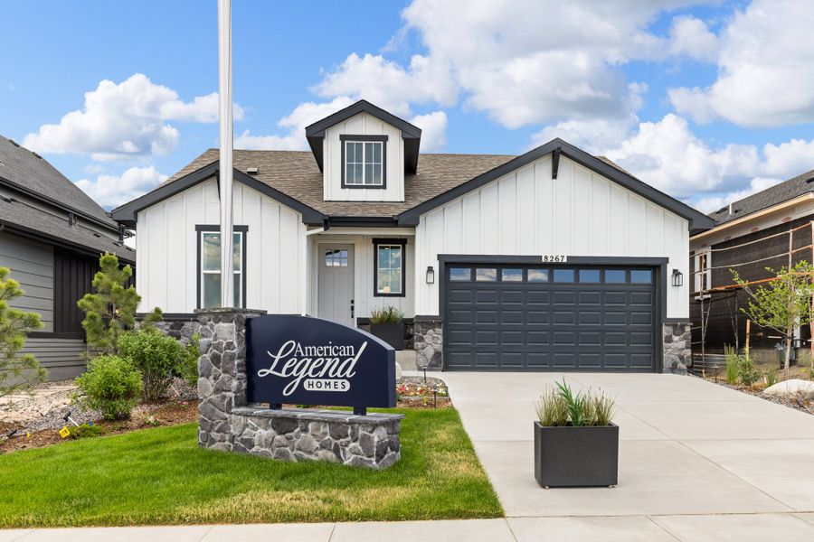 Sterling Ranch Homestead - American Legend Homes Model Home - Exterior Elevation Sterling Ranch Homestead - American Legend Homes Model Home - Exterior Elevation