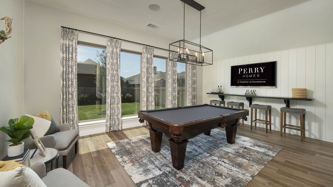 Furnished interior in a model home at Creek of Driftwood Half Acre in Driftwood (Image 11). Furnished interior in a model home at Creek of Driftwood Half Acre in Driftwood (Image 11).