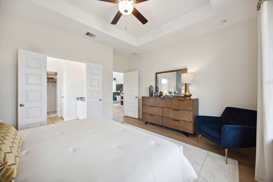 Furnished interior in a model home at Roman Forest in New Caney (Image 13).