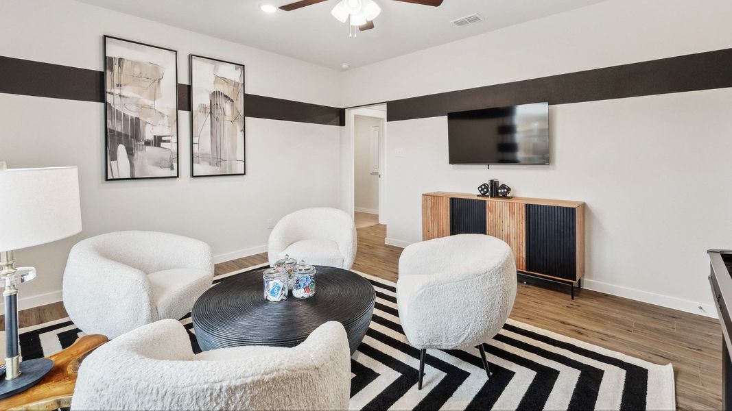 Furnished interior in a model home at Morningside in Josephine (Image 14).