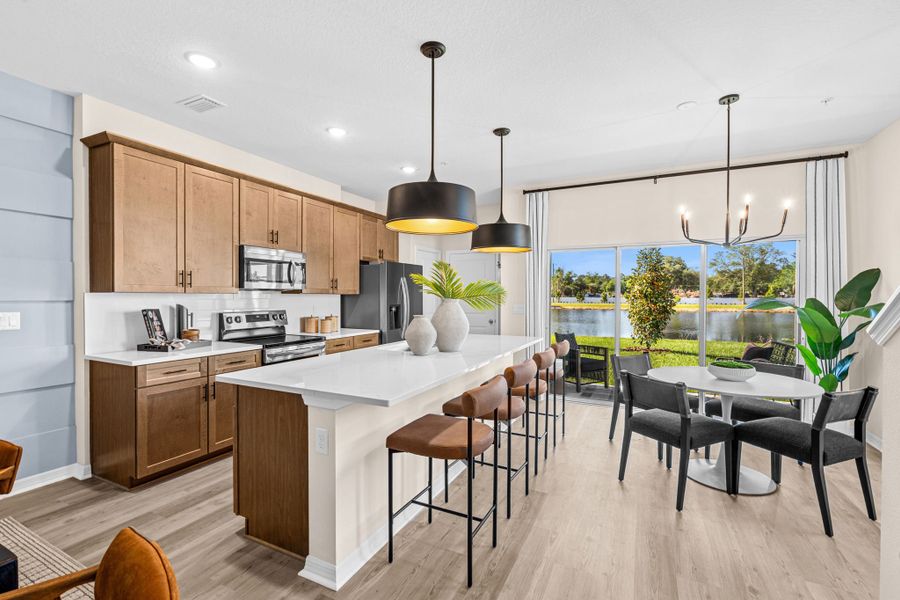 Furnished interior in a model home at Shenandoah Reserve in Orlando (Image 9).