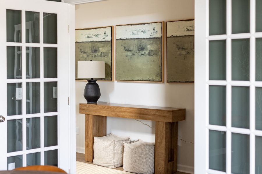 Furnished interior in a model home at Heritage at New Riverside in Bluffton (Image 4).