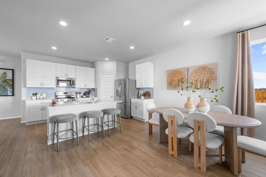 Furnished interior in a model home at Cascade in Liberty Hill (Image 8).