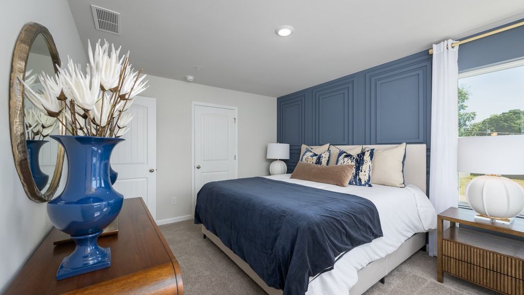 Furnished interior in a model home at Townes at Asbury in Atlanta (Image 17).