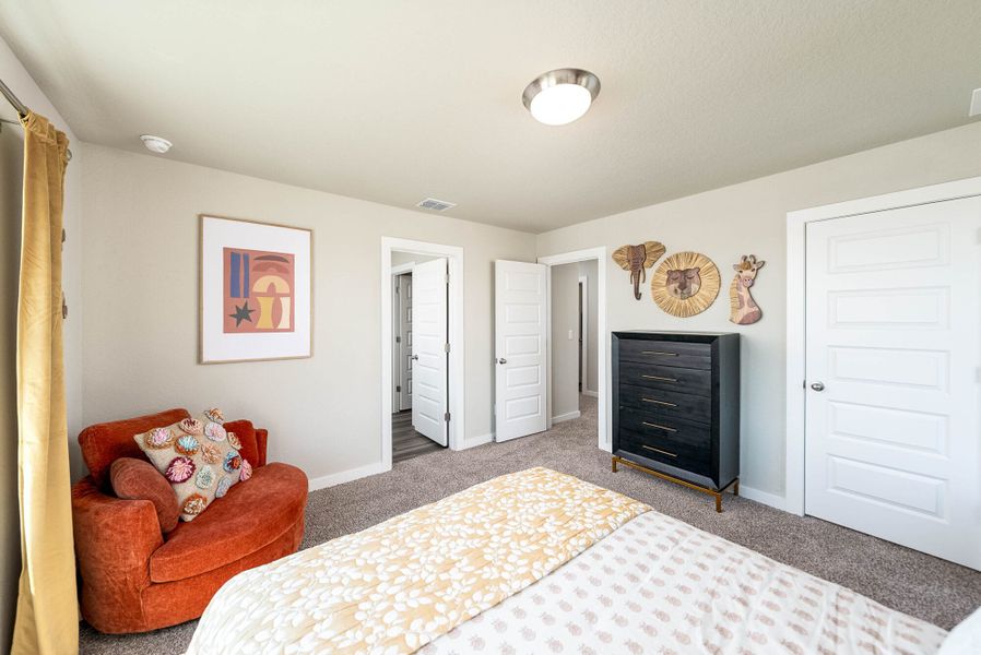 Furnished interior in a model home at August Fields in New Braunfels (Image 36). Furnished interior in a model home at August Fields in New Braunfels (Image 36).