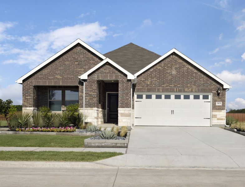 Front exterior of a home in the Morgan Farms community, located in Josephine, TX (Image 3). Front exterior of a home in the Morgan Farms community, located in Josephine, TX (Image 3).