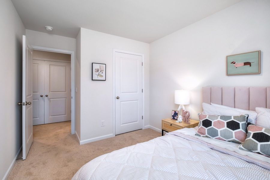 Furnished interior in a model home at Wall Street in Sumter (Image 26).