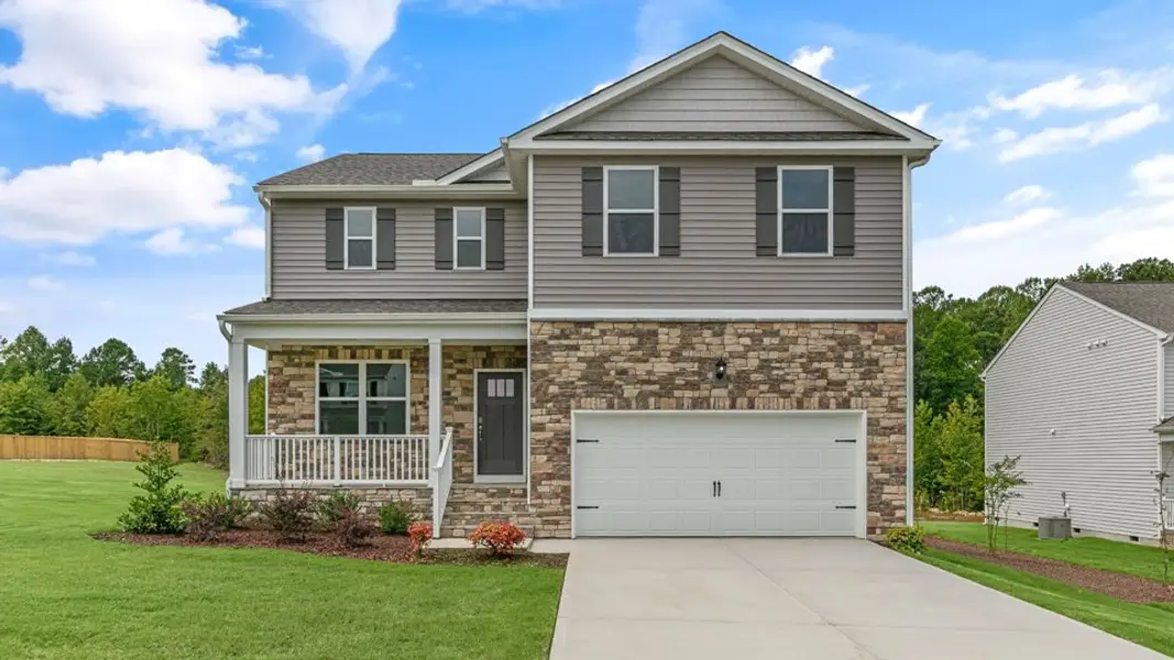 Front exterior of a home in the Baker Farm community, located in Youngsville, NC (Image 15). Front exterior of a home in the Baker Farm community, located in Youngsville, NC (Image 15).