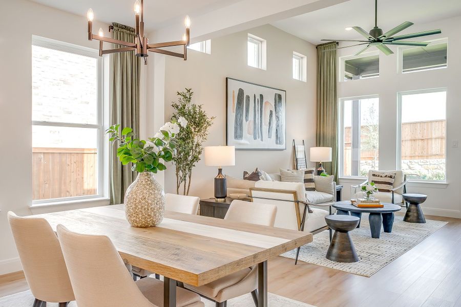 Furnished interior in a model home at Creekside in Royse City (Image 36).