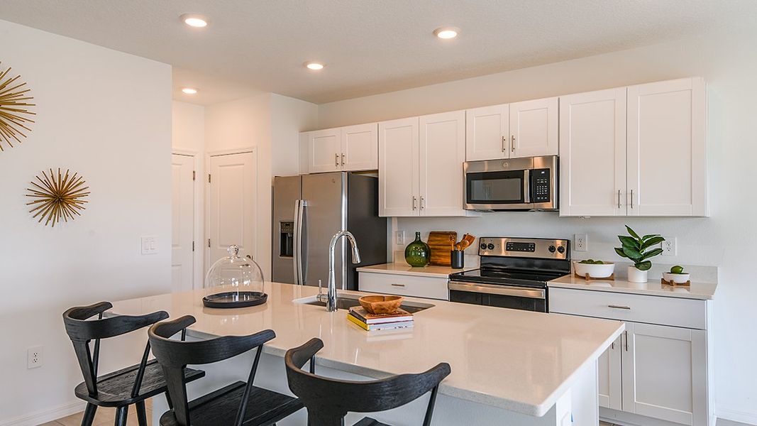 Furnished interior in a model home at Marion Creek in Haines City (Image 46).