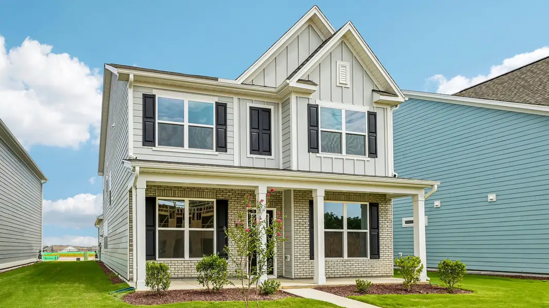 Front exterior of a home in the Collins Ridge community, located in Hillsborough, NC (Image 22).