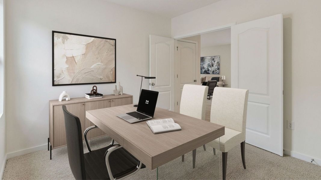 Furnished interior in a model home at Concorde in Sanford (Image 25). Furnished interior in a model home at Concorde in Sanford (Image 25).