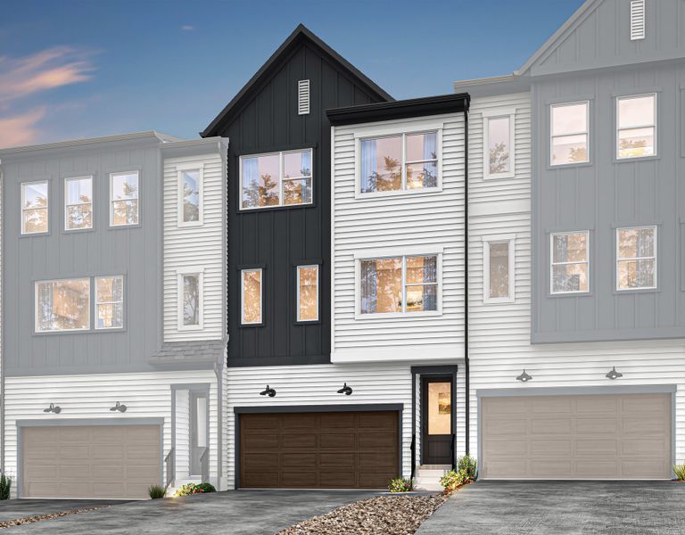 Front exterior of a home in the Archer Row community, located in Charlotte, NC (Image 7).