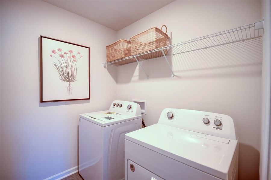 Furnished interior in a model home at Carter Ridge in Greenville (Image 32).