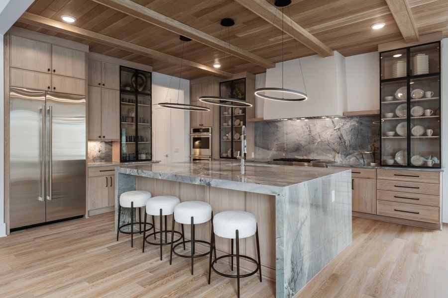 Furnished interior in a model home at Hamilton in Franklin (Image 6).