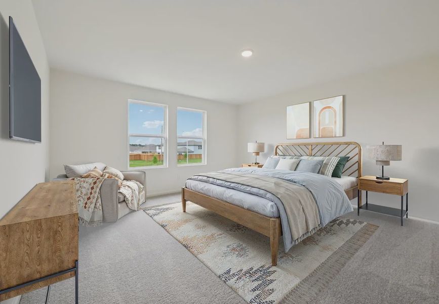 Furnished interior in a model home at Sunrise at Arbor Ridge in La Vergne (Image 6).