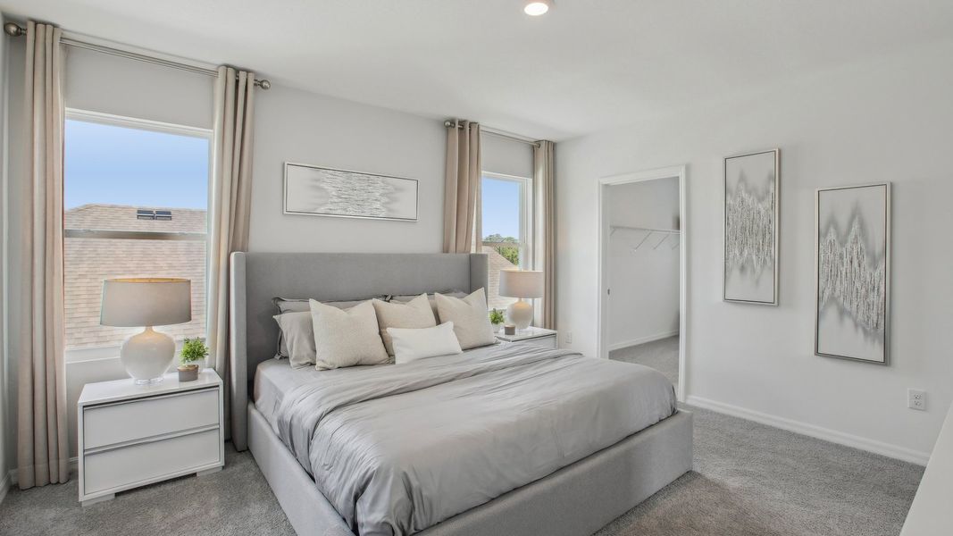 Furnished interior in a model home at Berry Bay in Wimauma (Image 40).