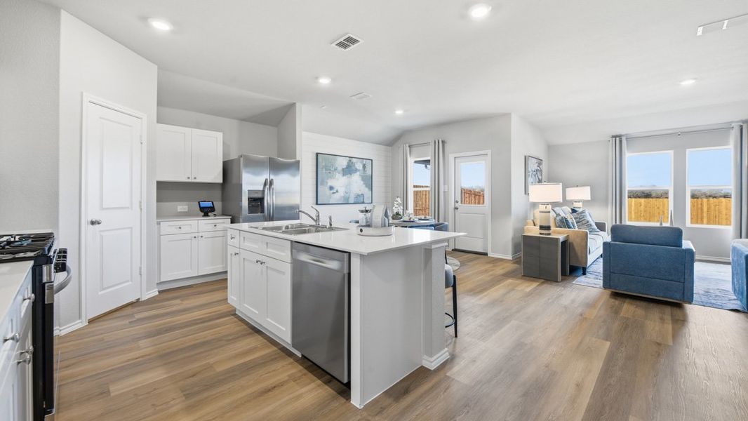 Furnished interior in a model home at Dry Creek in Bridgeport (Image 7). Furnished interior in a model home at Dry Creek in Bridgeport (Image 7).