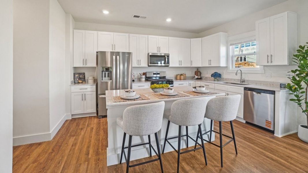 Furnished interior in a model home at Keebler Meadows in Johnson City (Image 6).