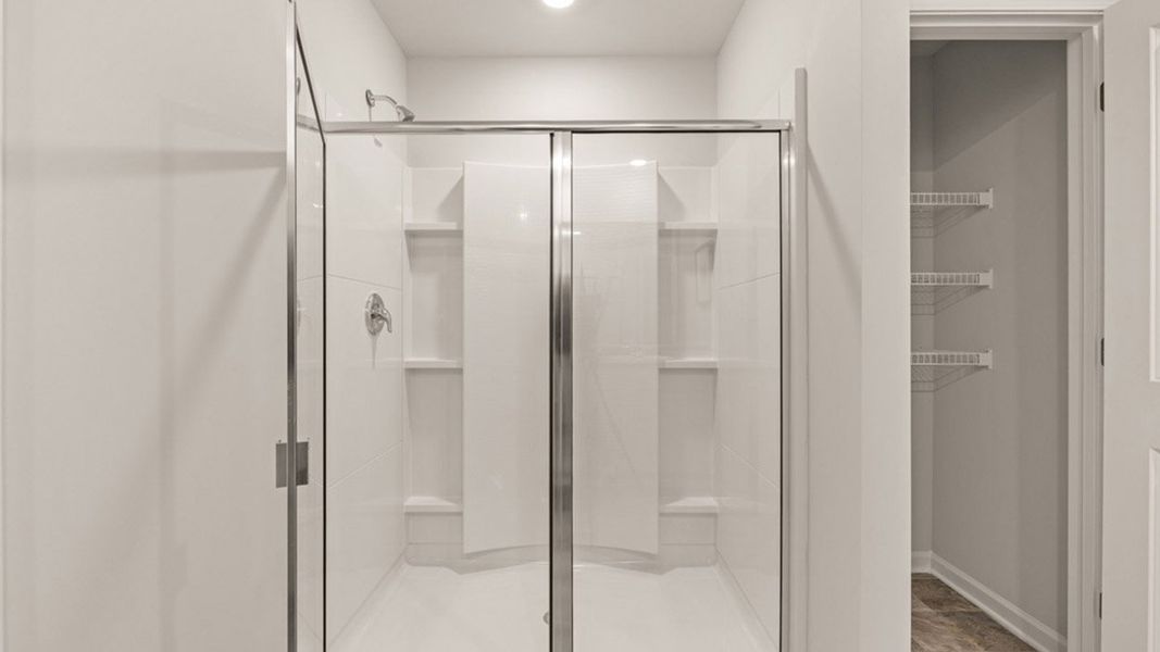 Furnished interior in a model home at The Abbey at Trolley Run Station in Aiken (Image 26).