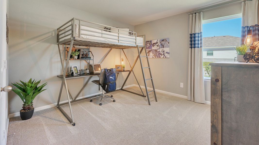 Furnished interior in a model home at Liberty Village in Brenham (Image 6).