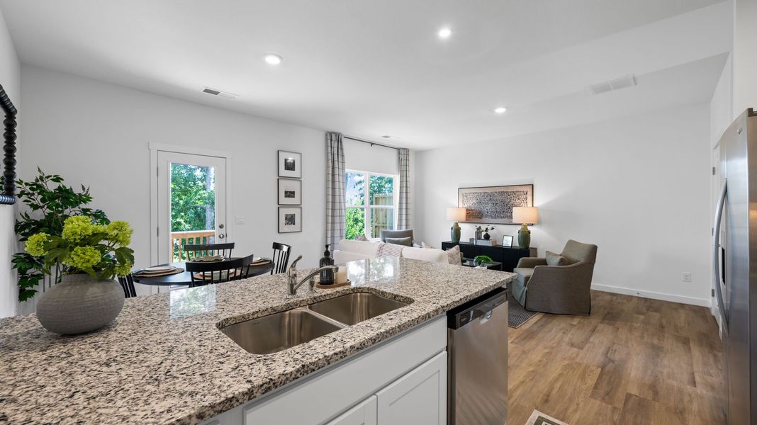 Furnished interior in a model home at Belcourt Landing in Cleveland (Image 35). Furnished interior in a model home at Belcourt Landing in Cleveland (Image 35).