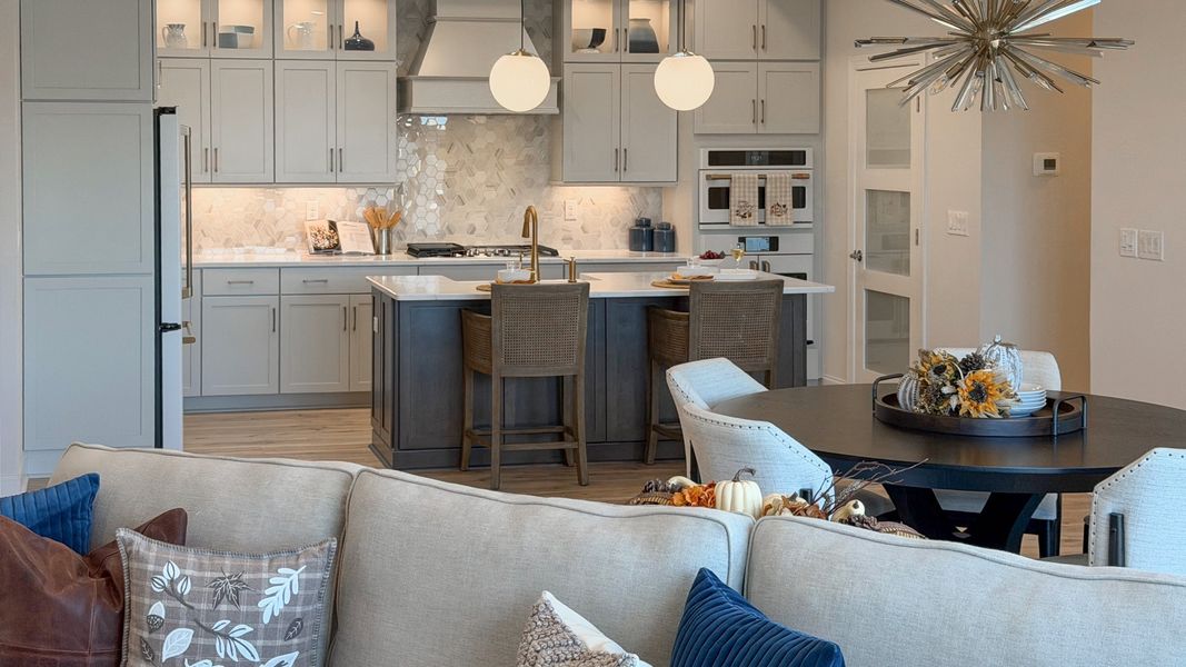 Furnished interior in a model home at The Courtyards on Robinson Church in Harrisburg (Image 5).