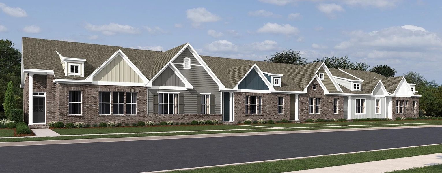 Front exterior of a home in the Cane Ridge Townhomes community, located in Antioch, TN (Image 3).