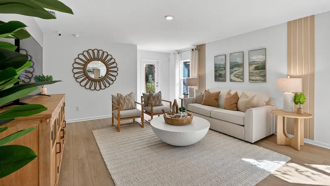 Furnished interior in a model home at Grand Reserve in Bunnell (Image 7).