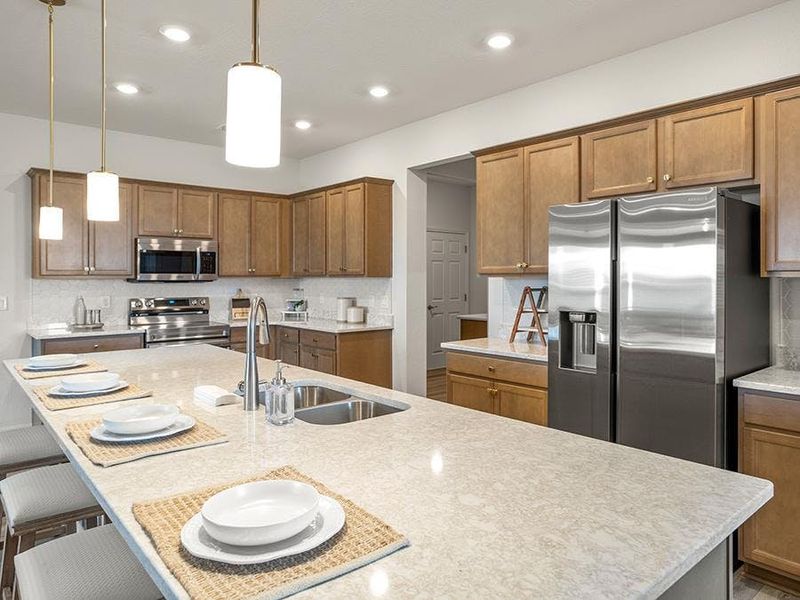 Personalize your dream kitchen with your choice of features and finishes - Summerlyn II model home in Auburndale, FL