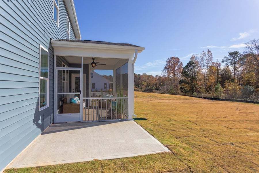 Rear Porch and Covered Porch