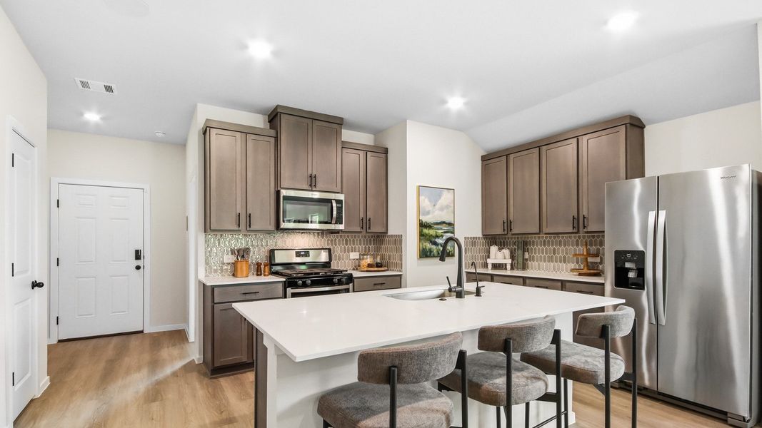 Furnished interior in a model home at Mill Creek in Magnolia (Image 64). Furnished interior in a model home at Mill Creek in Magnolia (Image 64).