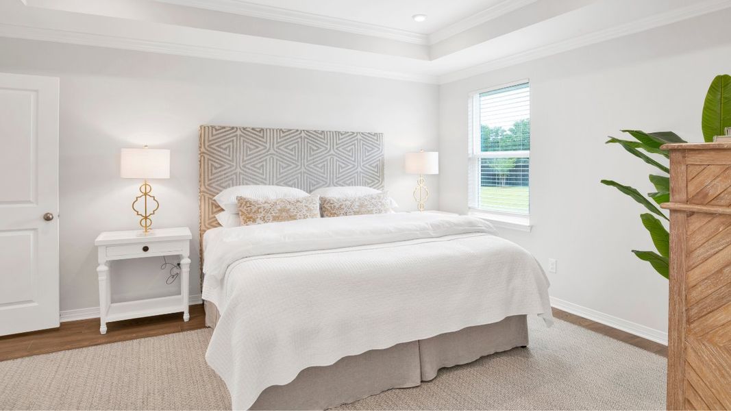 Furnished interior in a model home at Bellview Pointe in Bellview (Image 9).