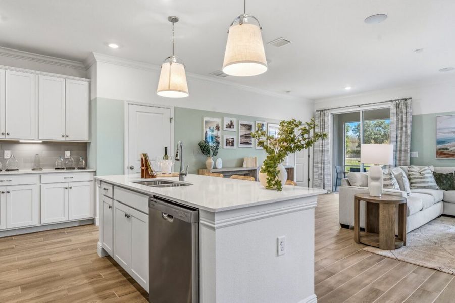Furnished interior in a model home at Port Saint Lucie in Port St. Lucie (Image 28).