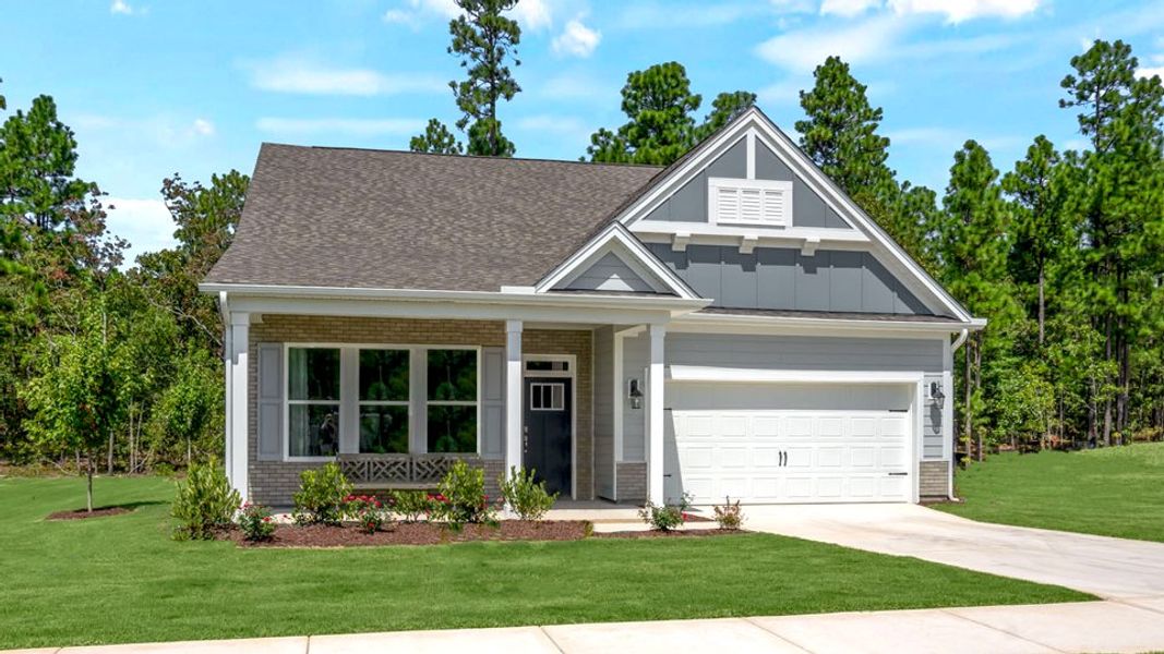 Front exterior of a home in the South Pinehurst Cottages community, located in Pinehurst, NC (Image 10). Front exterior of a home in the South Pinehurst Cottages community, located in Pinehurst, NC (Image 10).