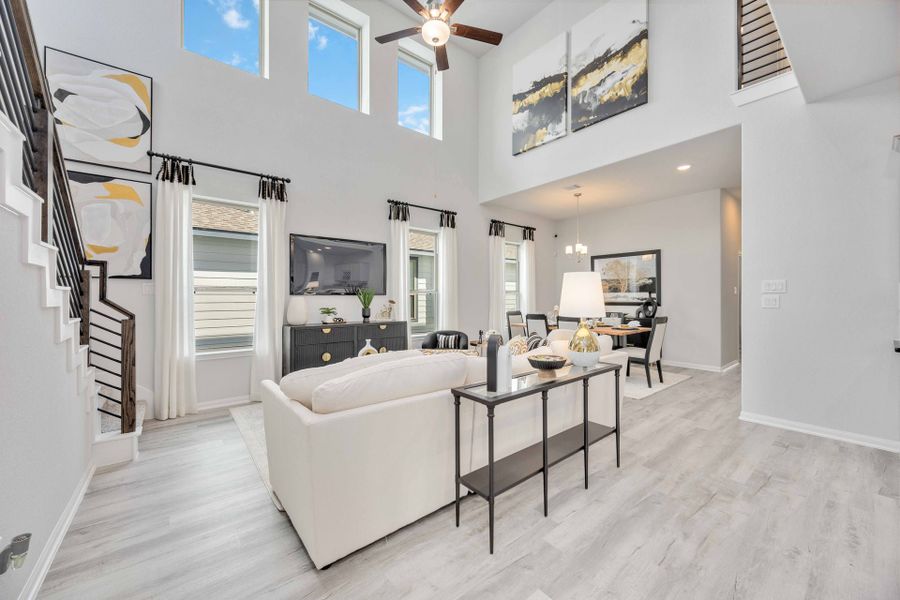 Tejas Village Model Home - Family Room Tejas Village Model Home - Family Room