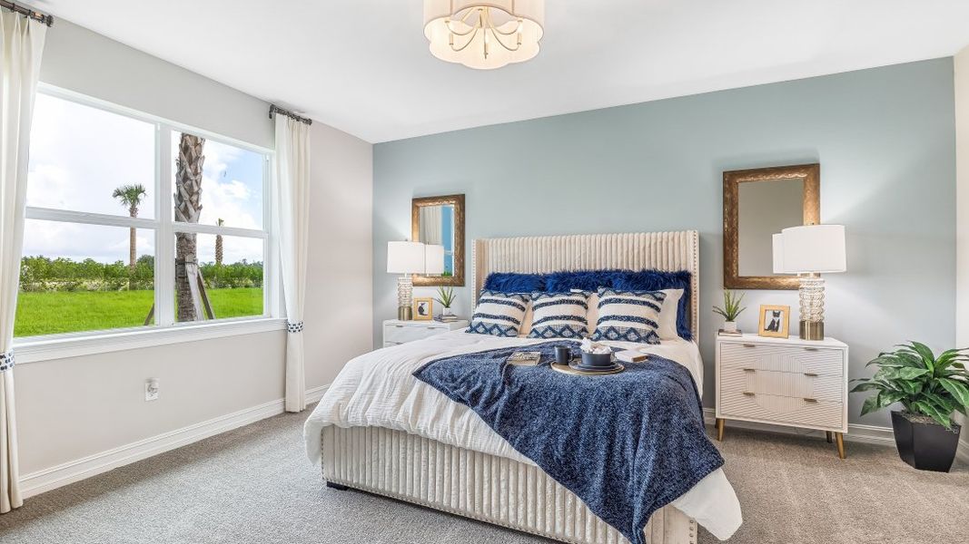 Furnished interior in a model home at Palmetto Landing at Babcock Ranch in Punta Gorda (Image 44).