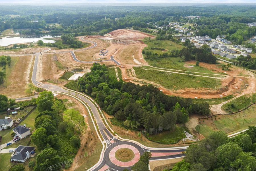 Site preparation and early development at Savannah Lakes in Hiram, GA (Image 61).