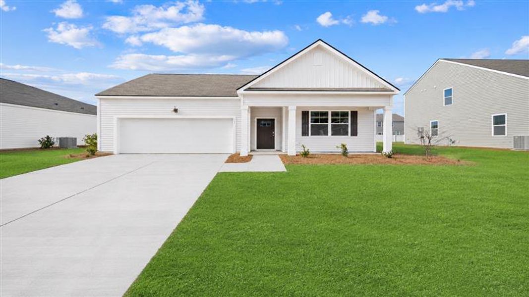 Front exterior of a home in the The Retreat at East Argent community, located in Ridgeland, SC (Image 5).
