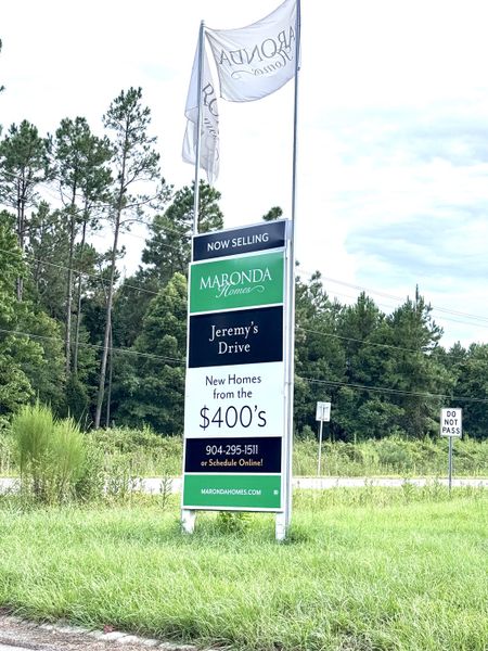 New homes from the $400s at Jeremy's Drive by Maronda Homes in Green Cove Springs, FL. Now selling!