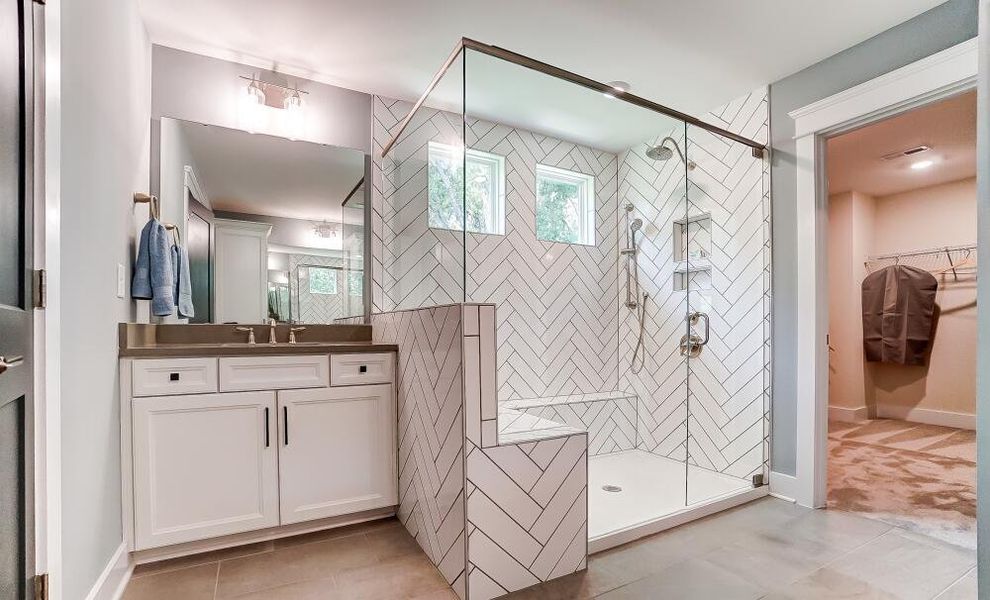 Furnished interior in a model home at Hancock Farms in Aiken (Image 16). Furnished interior in a model home at Hancock Farms in Aiken (Image 16).