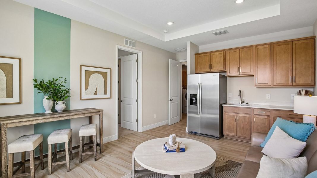 Furnished interior in a model home at Hammock at Two Rivers in Zephyrhills (Image 69).