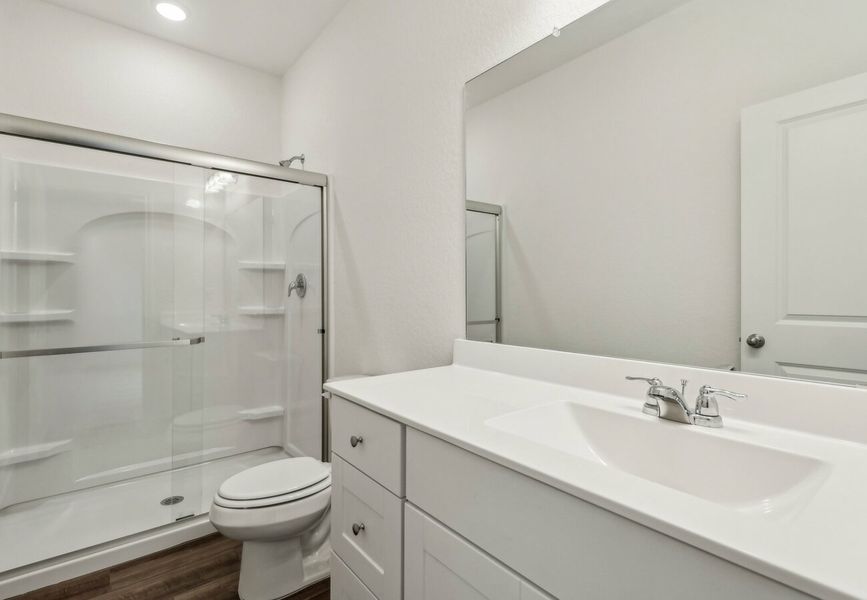 Furnished interior in a model home at Spring Grove in Aynor (Image 8).