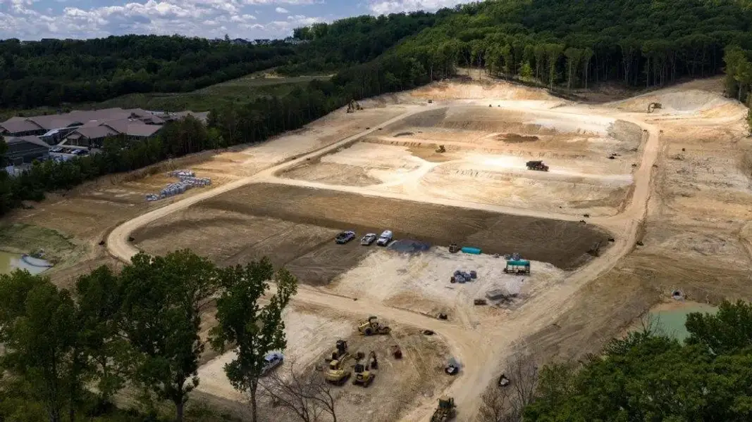 Site preparation and early development at Westland Ridge in Cleveland, TN (Image 27).