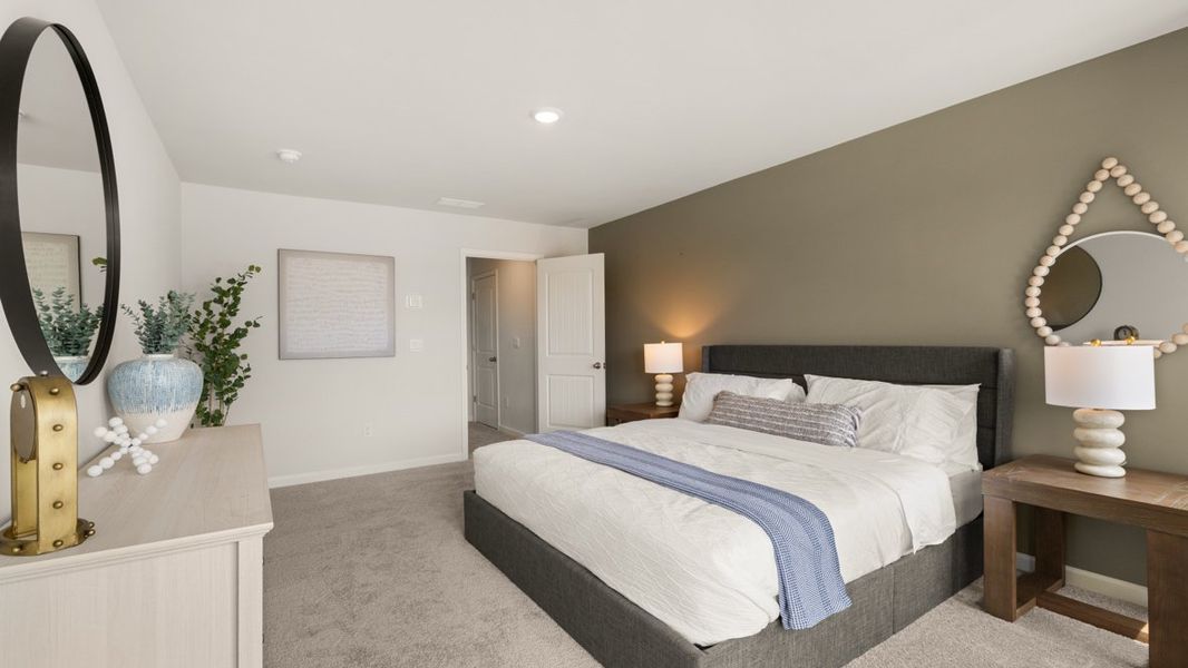 Furnished interior in a model home at Oconee Overlook Townhomes in Gainesville (Image 15).