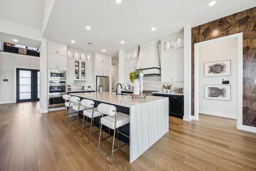 Furnished interior in a model home at The Grove Frisco in Frisco (Image 7).