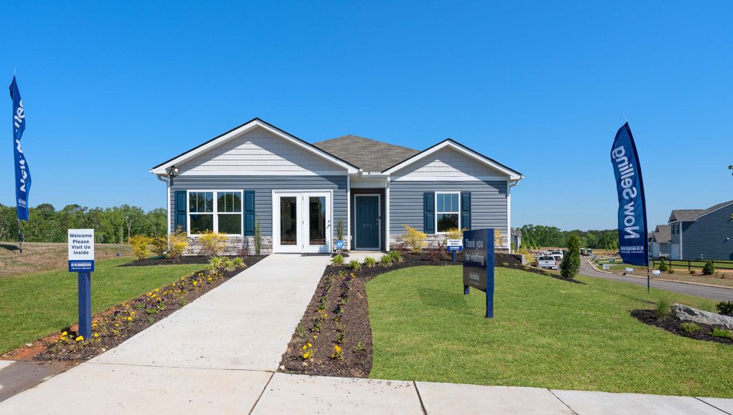 Front exterior of a home in the Stone Creek community, located in Clinton, SC (Image 1). Front exterior of a home in the Stone Creek community, located in Clinton, SC (Image 1).