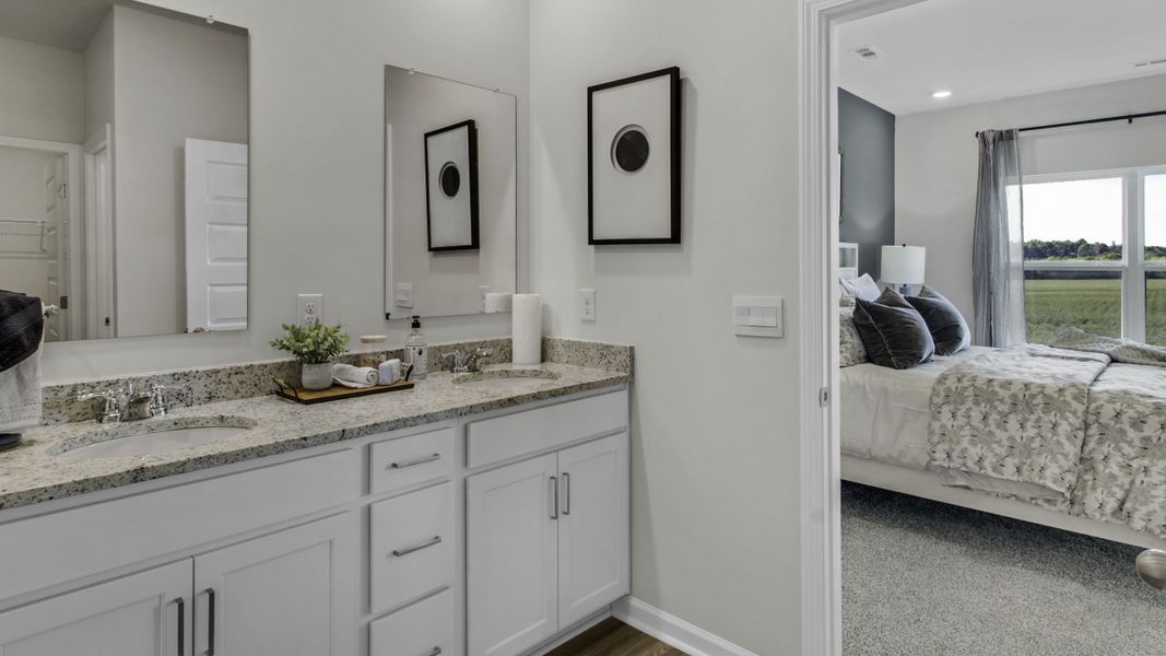 Furnished interior in a model home at Bailey Park in Fayetteville (Image 16).