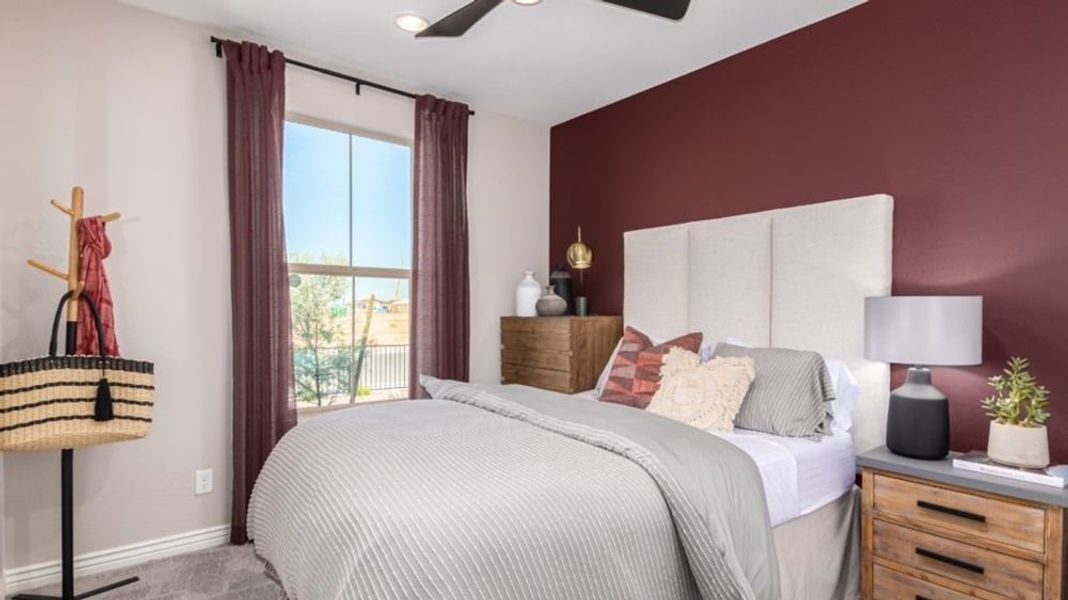 Furnished interior in a model home at Alamar Encore Collection in Avondale (Image 25).